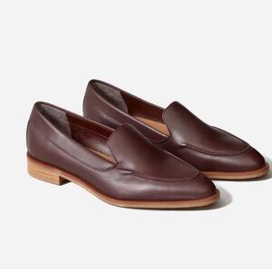 EVERLANE Made in Italy ‘The Modern Point’ Chocolate flats Size 6 NEW